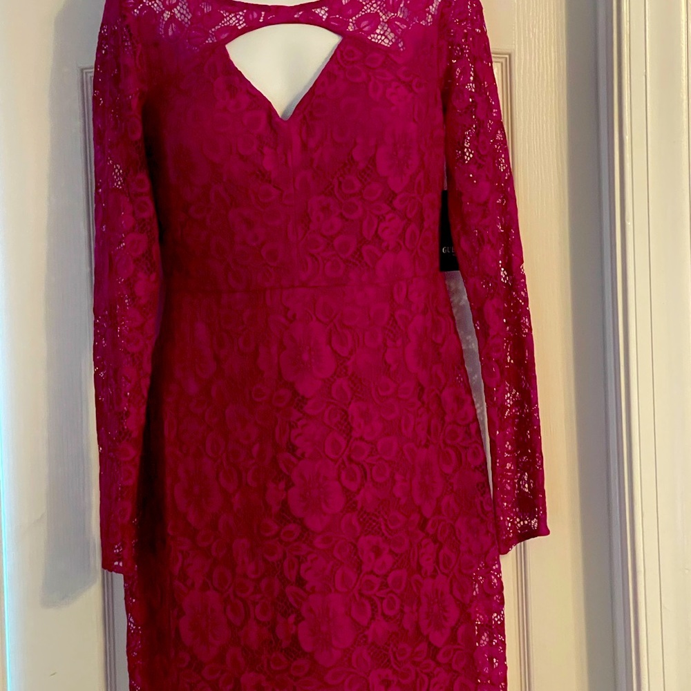 Brand‎ New Guess Long Sleeve lace dress size 8